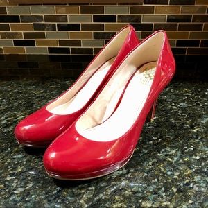 Vince Camuto Zella Red Patent Pump